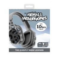 Juice Animals Wireless Bluetooth Headphones - Snow Leopard