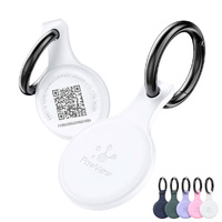 Anti-Loss NFC & QR Code Pet ID Tag, Smart Silent Silicone Pet Tag for Dog and Cat 