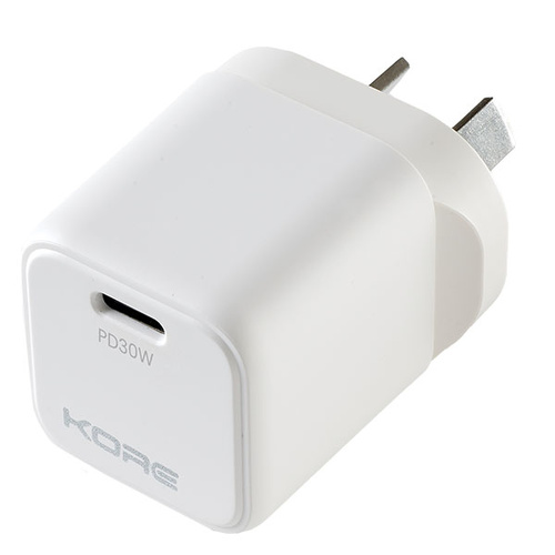 Kore Wall Charger 30W GaN Single USB-C Port