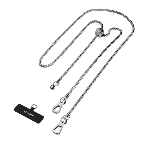MagEasy Metal Chain Phone Strap & Card Industrial