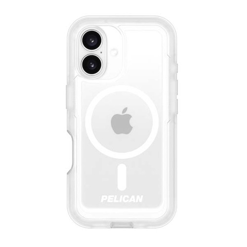 Pelican Voyager MagSafe Case with Holster for iPhone 16 - Clear