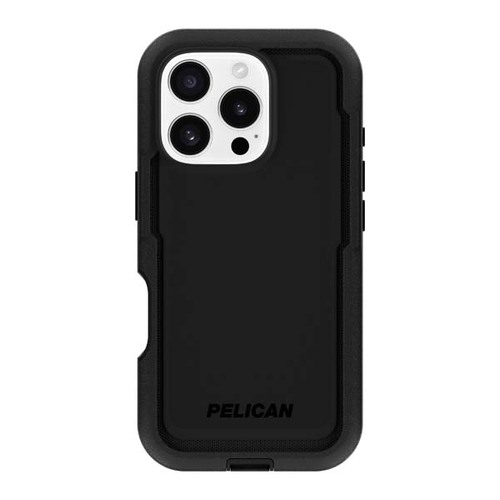 Pelican Voyager MagSafe Case with Holster for iPhone 16 Pro - Black