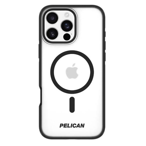 Pelican Ranger Mag Safe Case for iPhone 16 Pro Max - Clear/Black Frosted