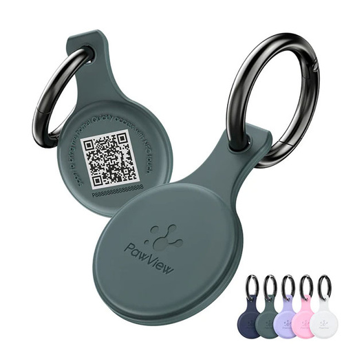 Anti-Loss NFC & QR Code Pet ID Tag, Smart Silent Silicone Pet Tag for Dog and Cat 