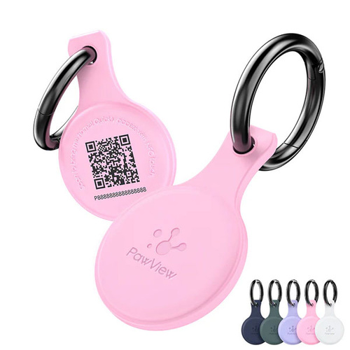 Anti-Loss NFC & QR Code Pet ID Tag, Smart Silent Silicone Pet Tag for Dog and Cat 